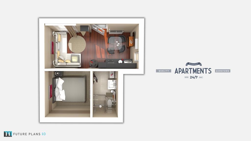 בודפשט Little Boss Apartment מראה חיצוני תמונה